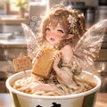 インスタント食品の妖精：カップうどんちゃん 2枚目