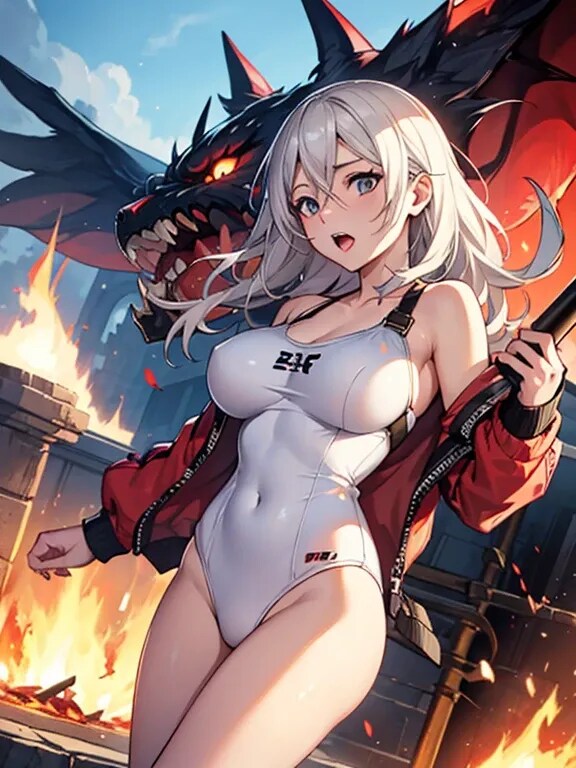 スク水の龍使い