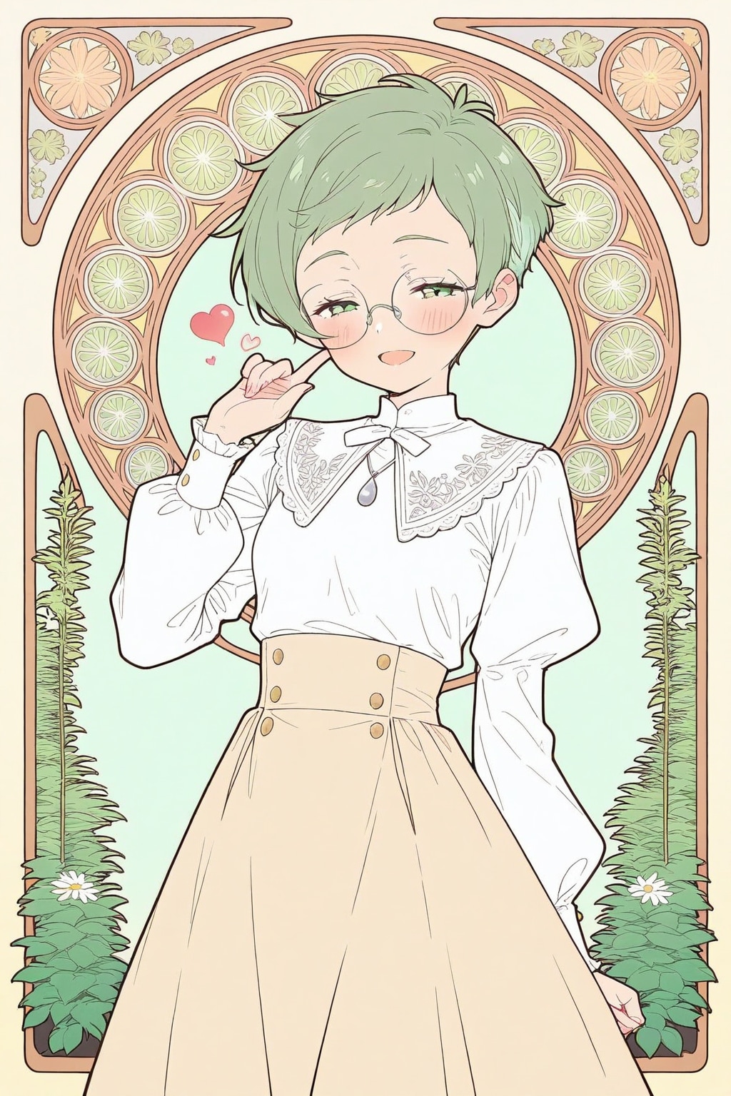 山川みどり(ミュシャ風／BEHIMOTH版)