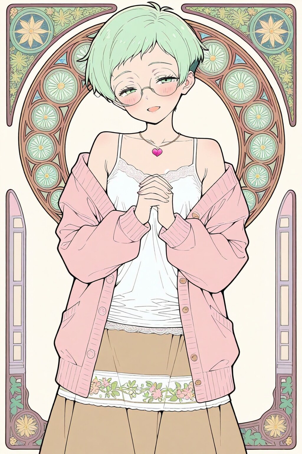 山川みどり(ミュシャ風／BEHIMOTH版)