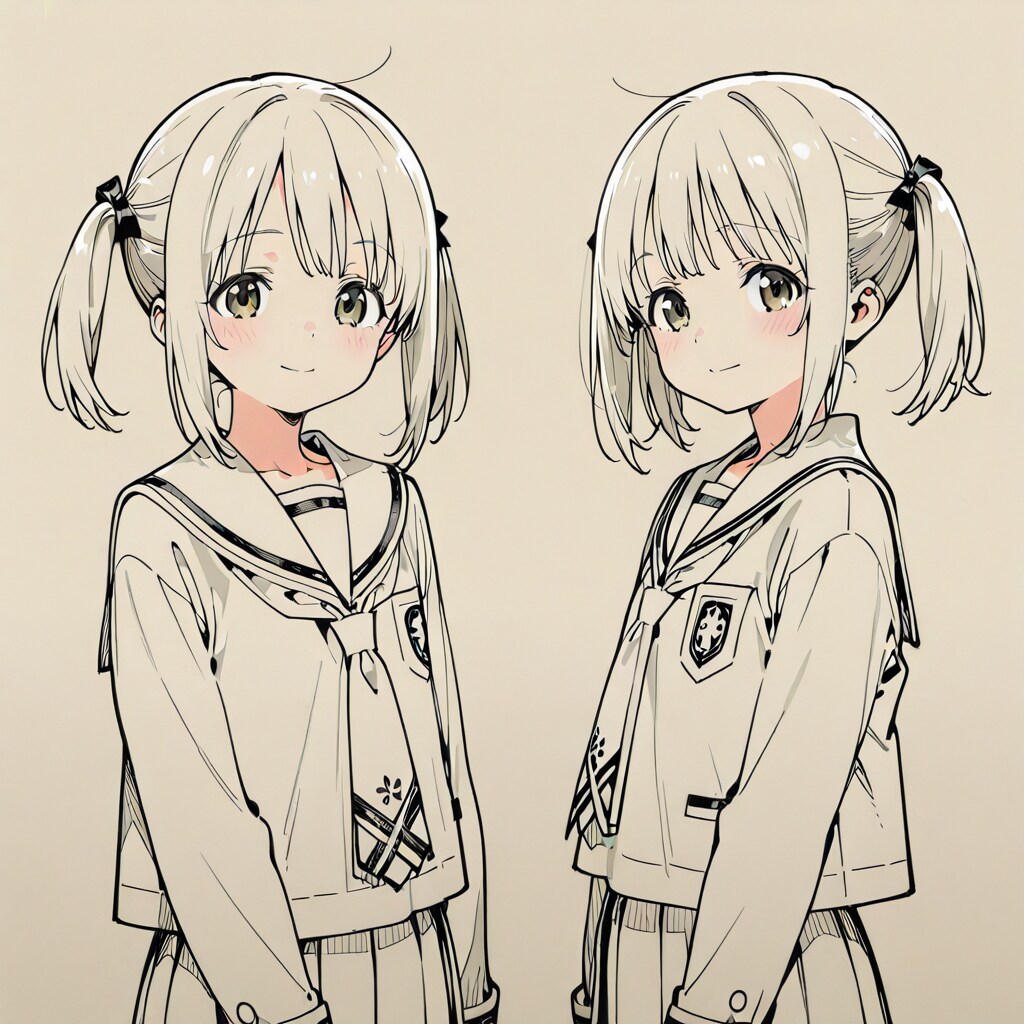 下書きの女の子 | の人気AIイラスト・グラビア