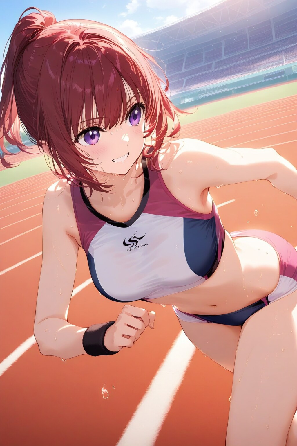 走るアスリートガール🏃‍♀️