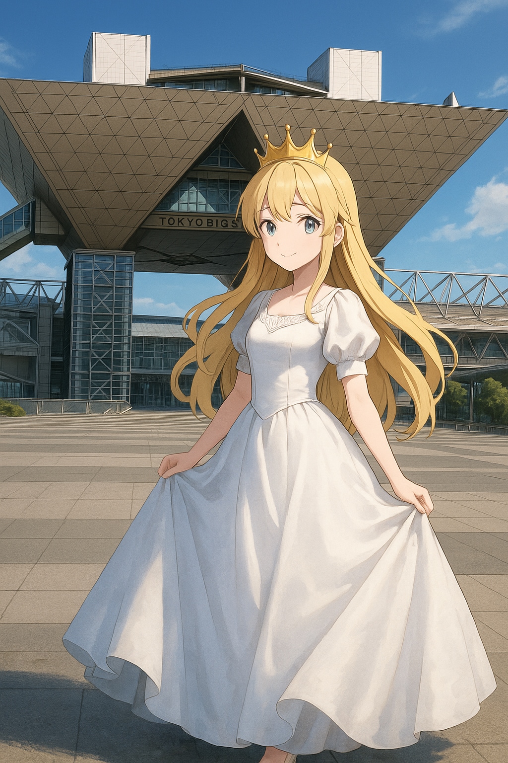 コミケ会場のお姫様