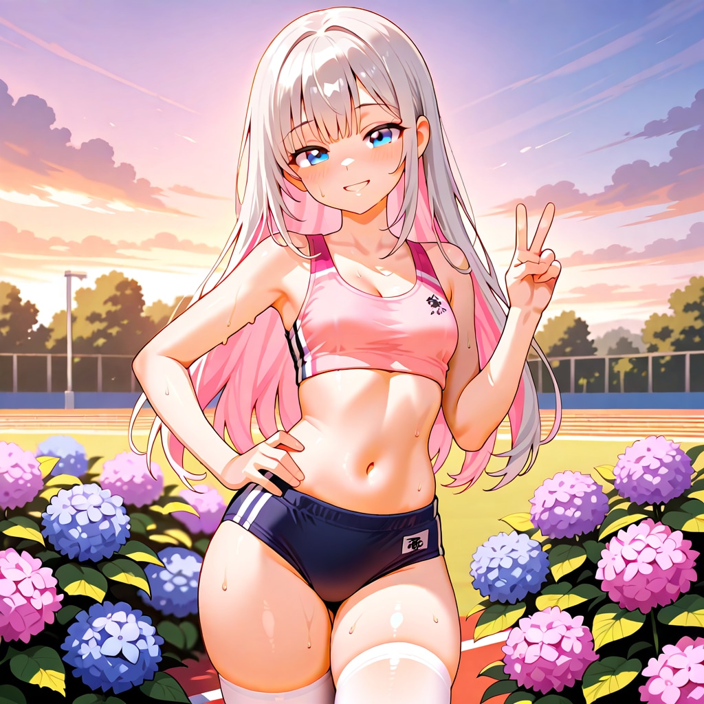 鈴木ちゃんと夕日と陸セパ