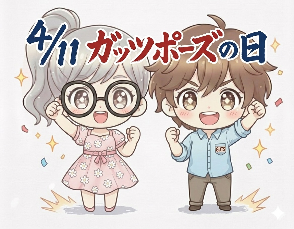 今日は「ガッツポーズの日」