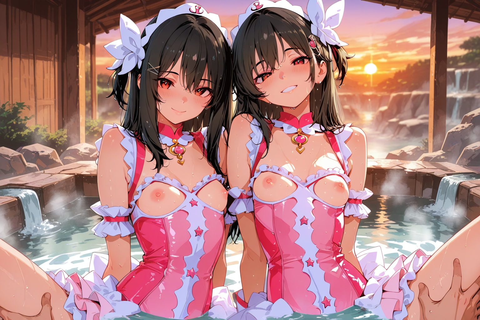【例）魔法少女の日常】【露天風呂の日】（R-18）【APRICOTテスト】