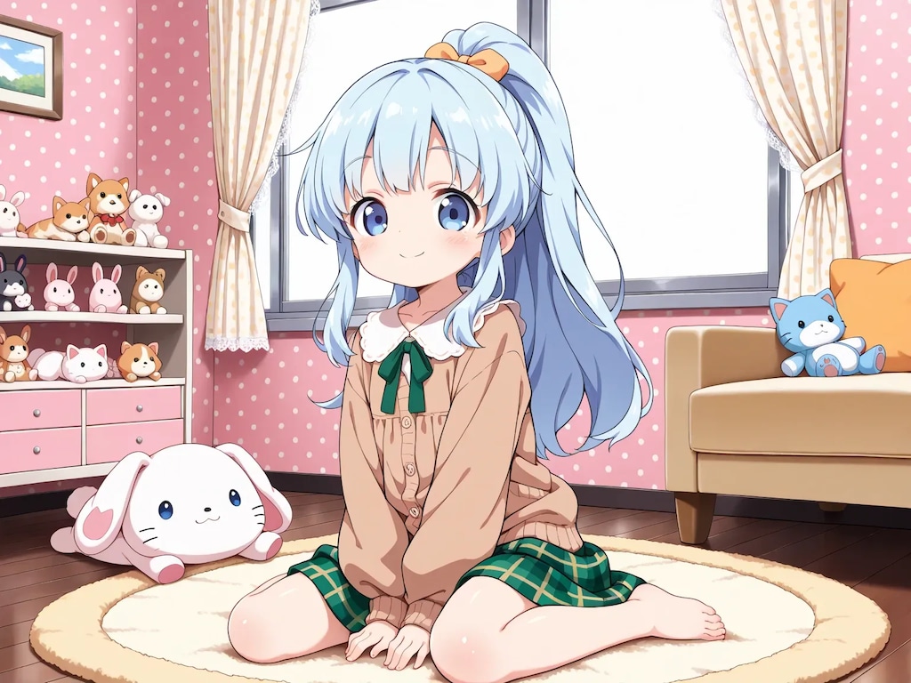 あおいちゃんとリビングルーム