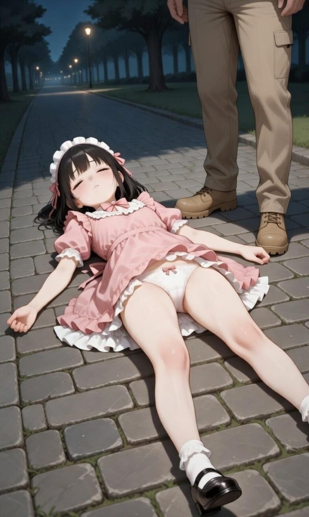 トランクルームへ入れられる③