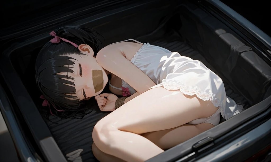 トランクルームへ入れられる③