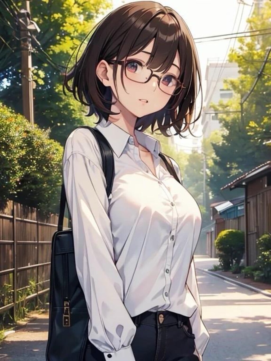 眼鏡っ娘とお散歩