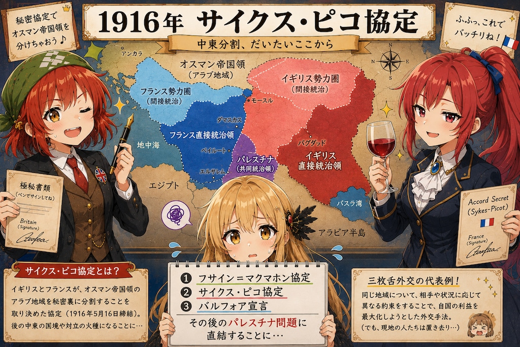 5月16日は三枚舌外交の日その１