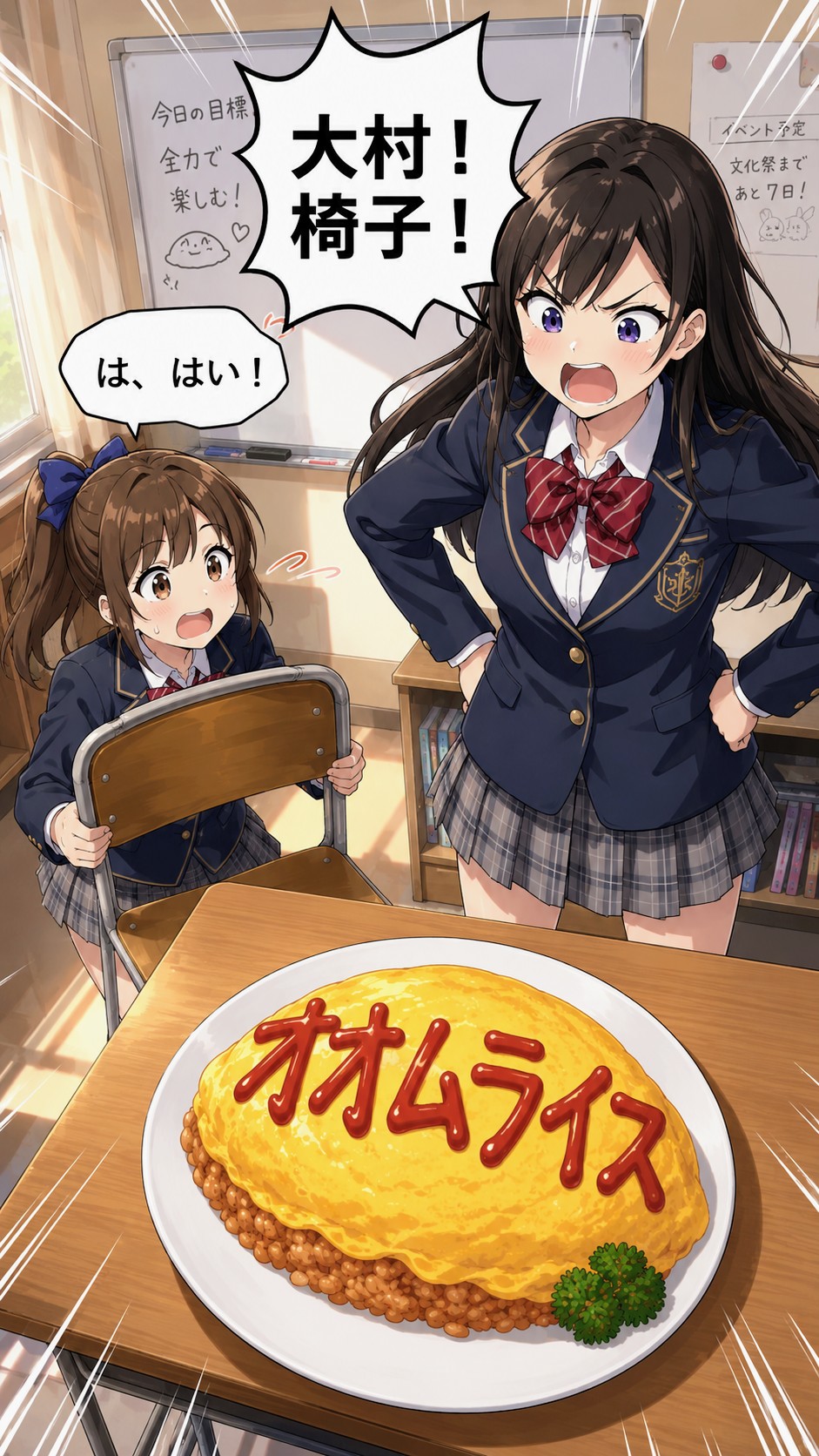 大村！椅子！