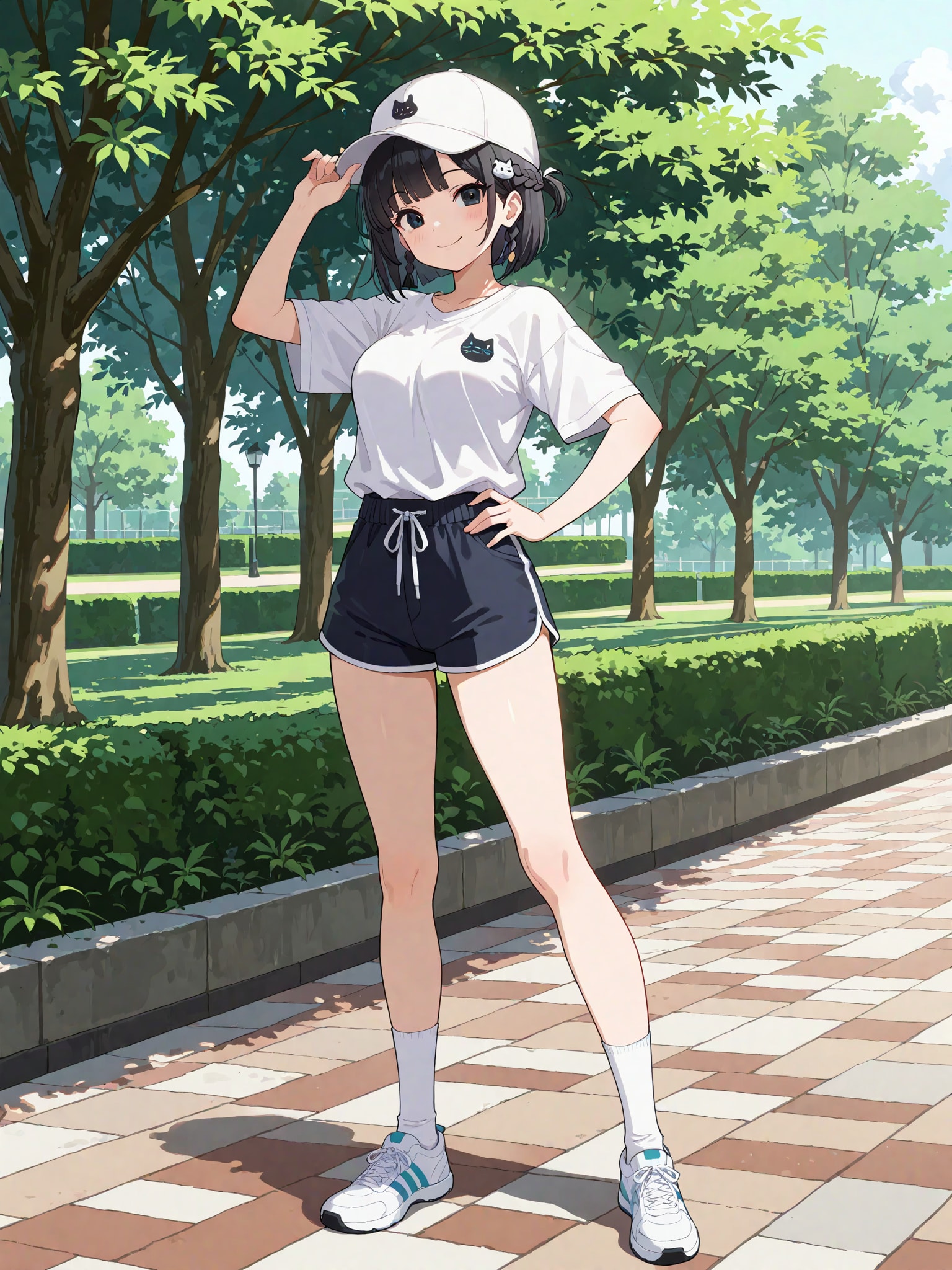 短パンもいいね～😆