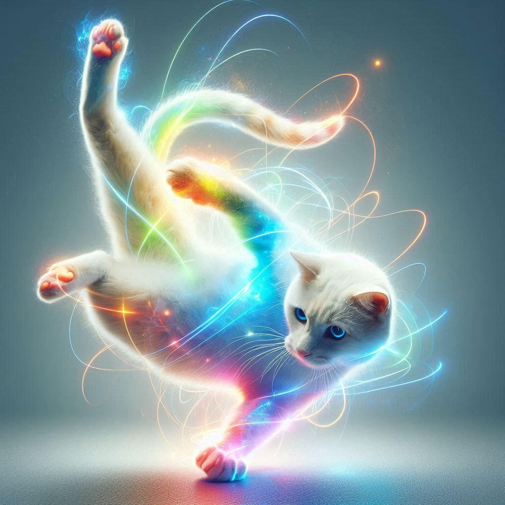 オーラを出す猫