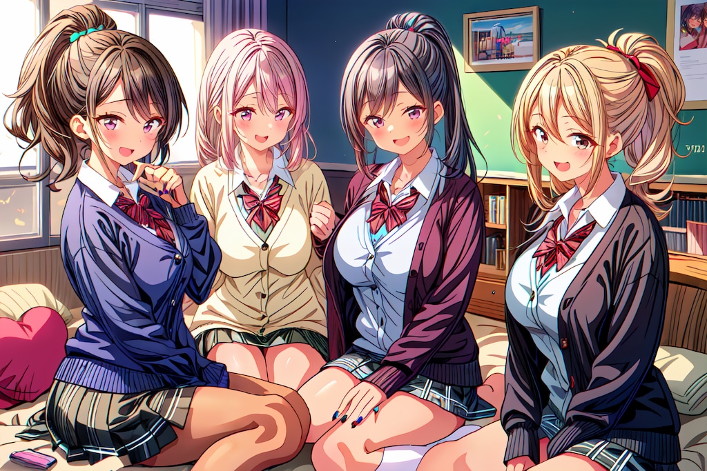 友達の家でまったり