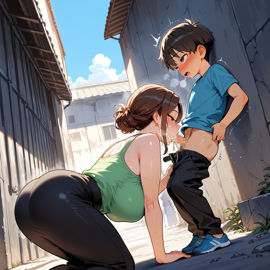 少〇とお姉さんの路地裏 #18-009