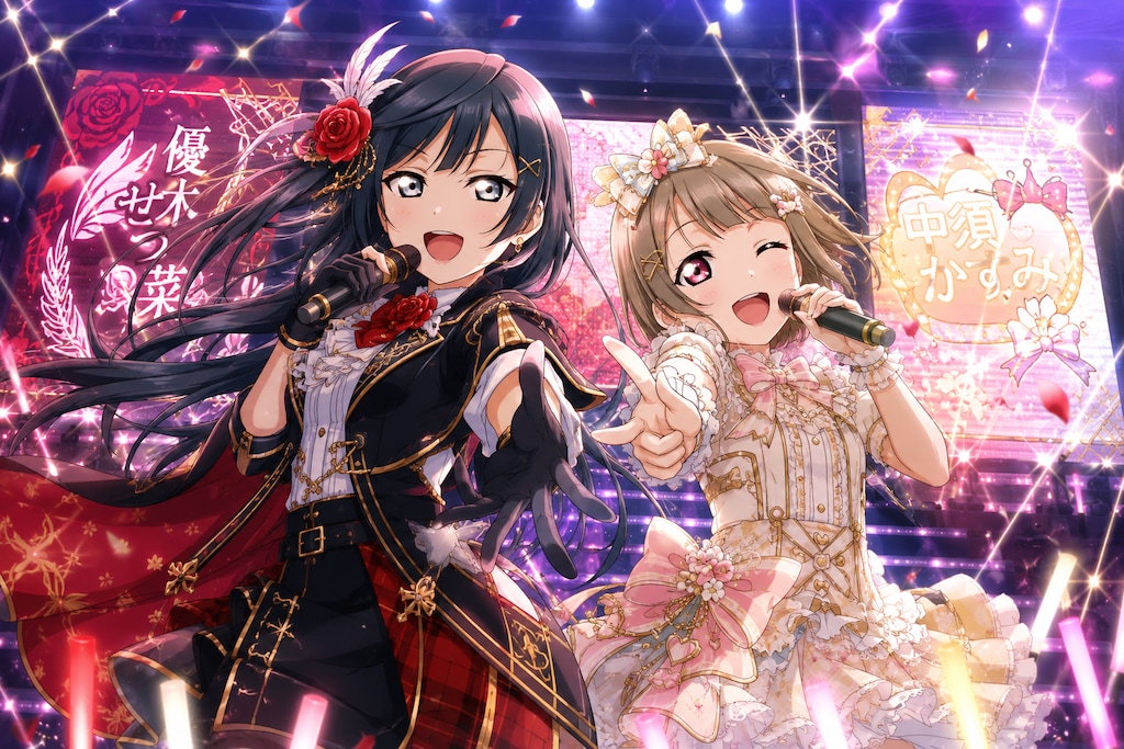 優木せつ菜＆中須かすみのライブ