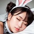 眠れるウサギさん 5枚目