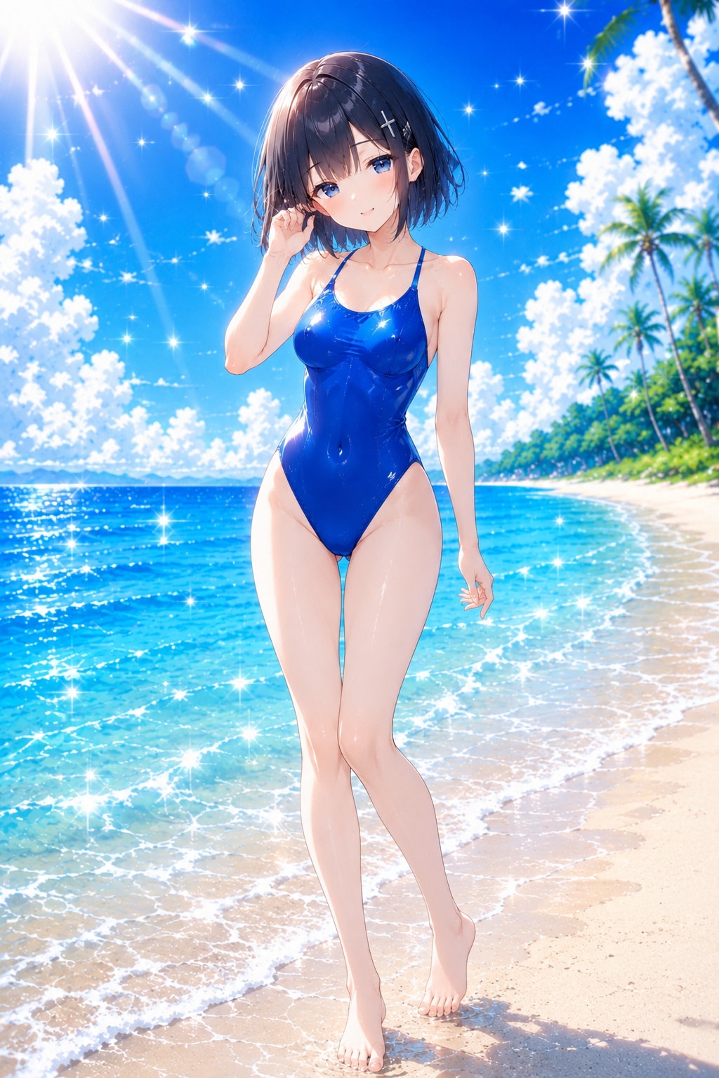 ワンピースも似合う
