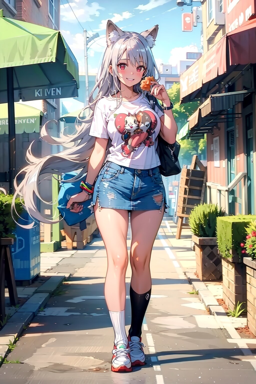 好物のたこ焼きを食べて