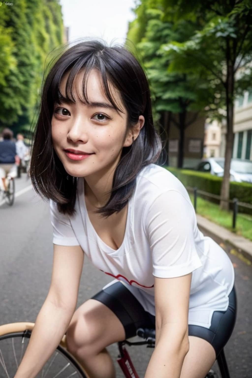 汗かいちゃった💚（自転車女子Part4）
