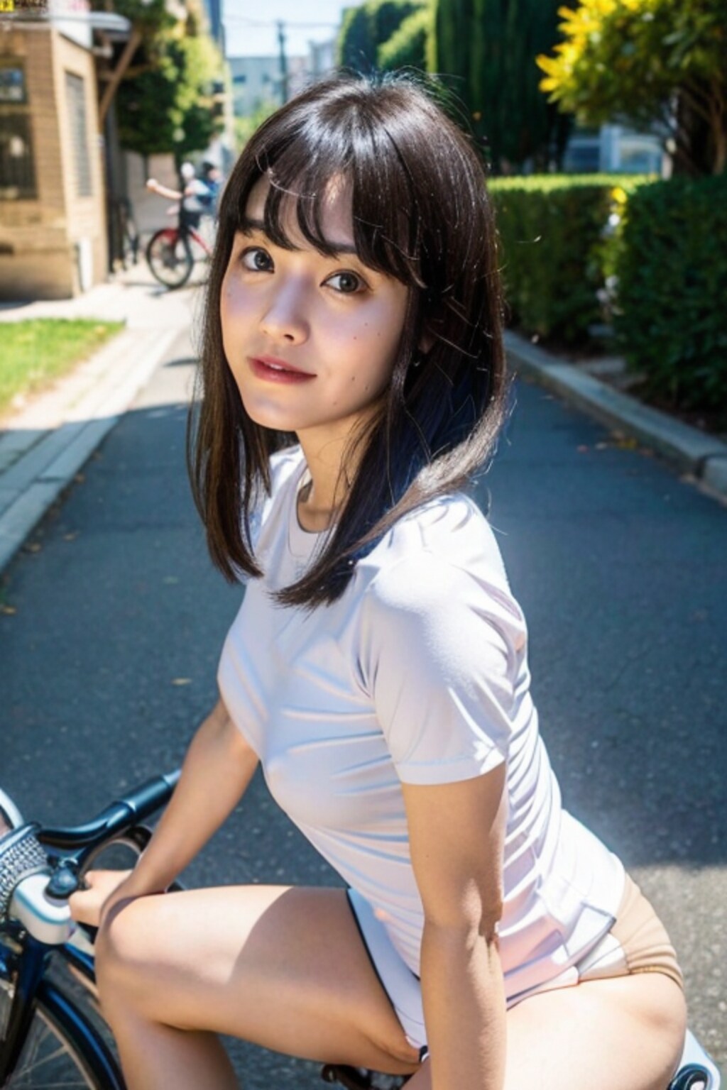 汗かいちゃった💚（自転車女子Part4）