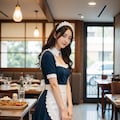 レストランのメイドさん 4枚目