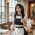レストランのメイドさん 5枚目