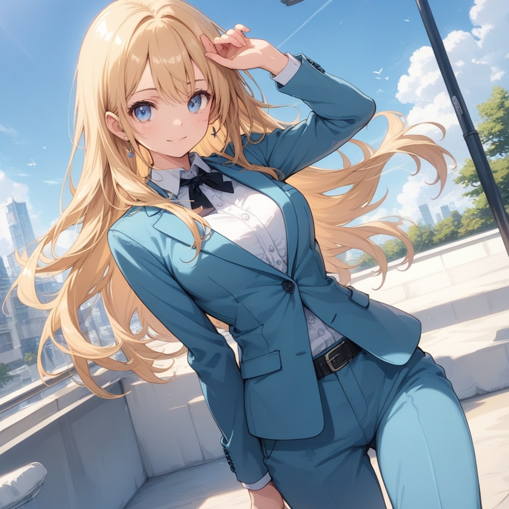 夏の晴れパンツが映えるちちぷいや　弾