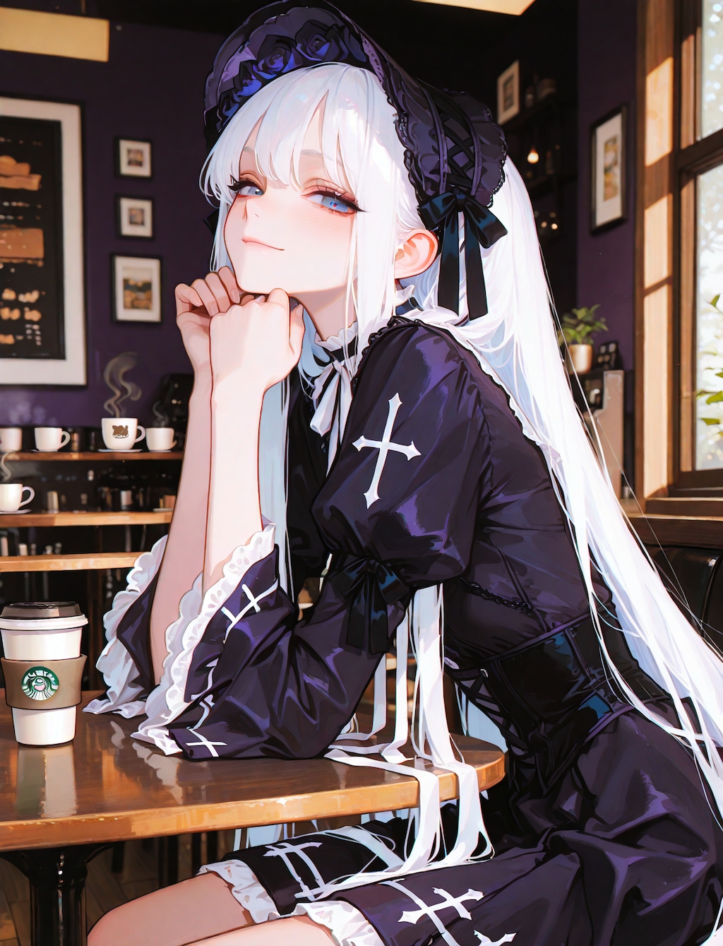 朝のゴスロリさん