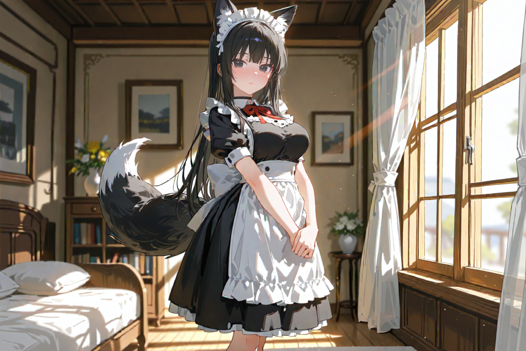 霧島マユミちゃん：狐耳メイド