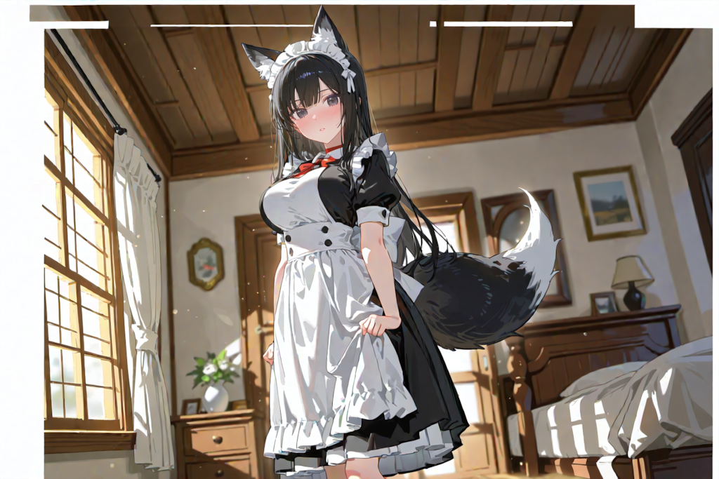 霧島マユミちゃん：狐耳メイド