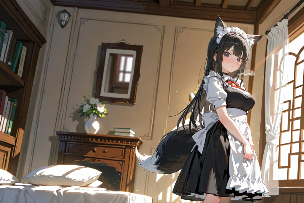 霧島マユミちゃん：狐耳メイド