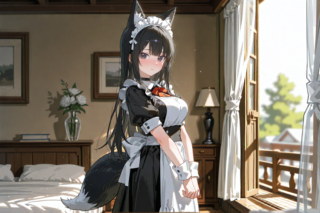 霧島マユミちゃん：狐耳メイド