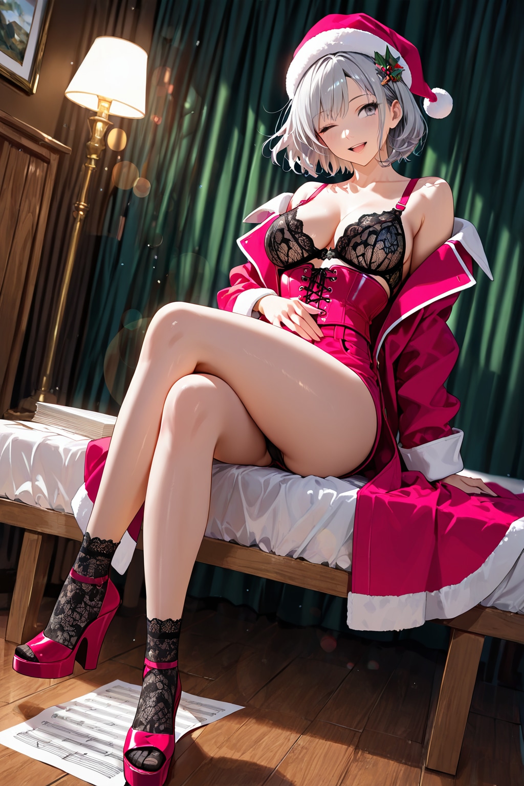 Merry Xmas !  セクシーサンタのお姉さんたち♡