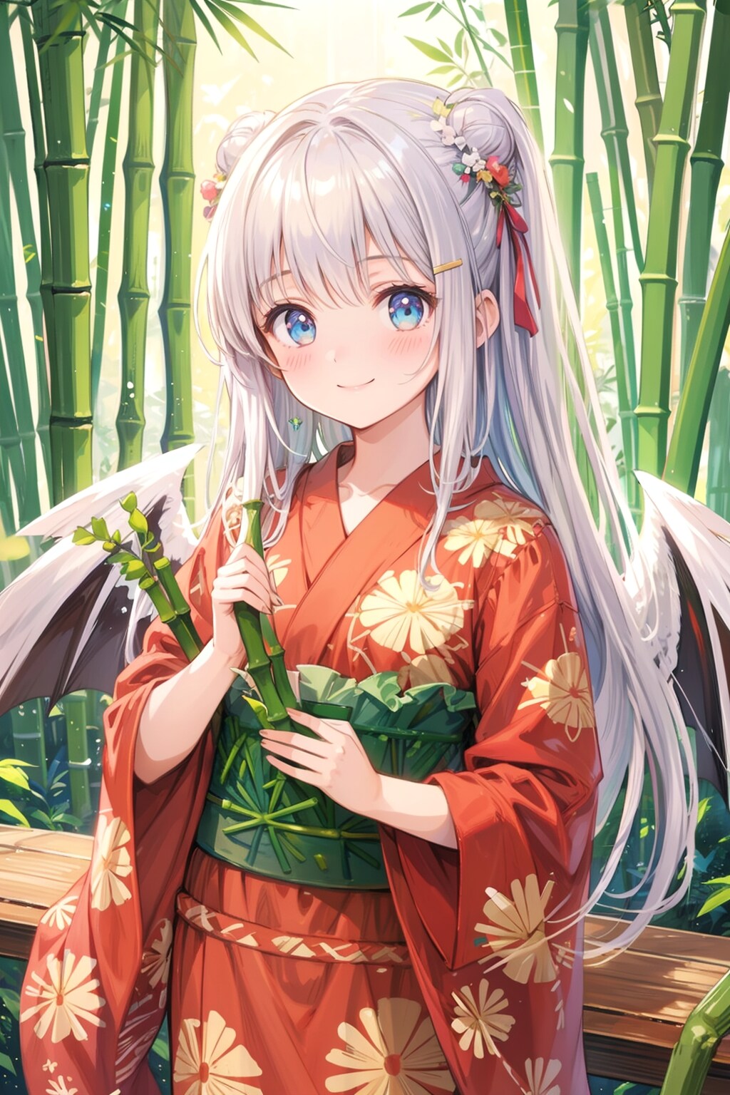 浴衣がとてもお似合いのお姫様