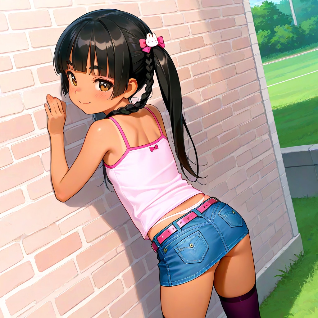 ツインテピンクベルト子