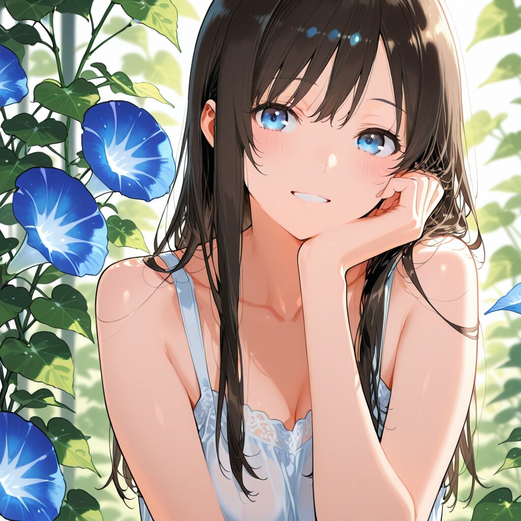 朝顔 | の人気AIイラスト・グラビア