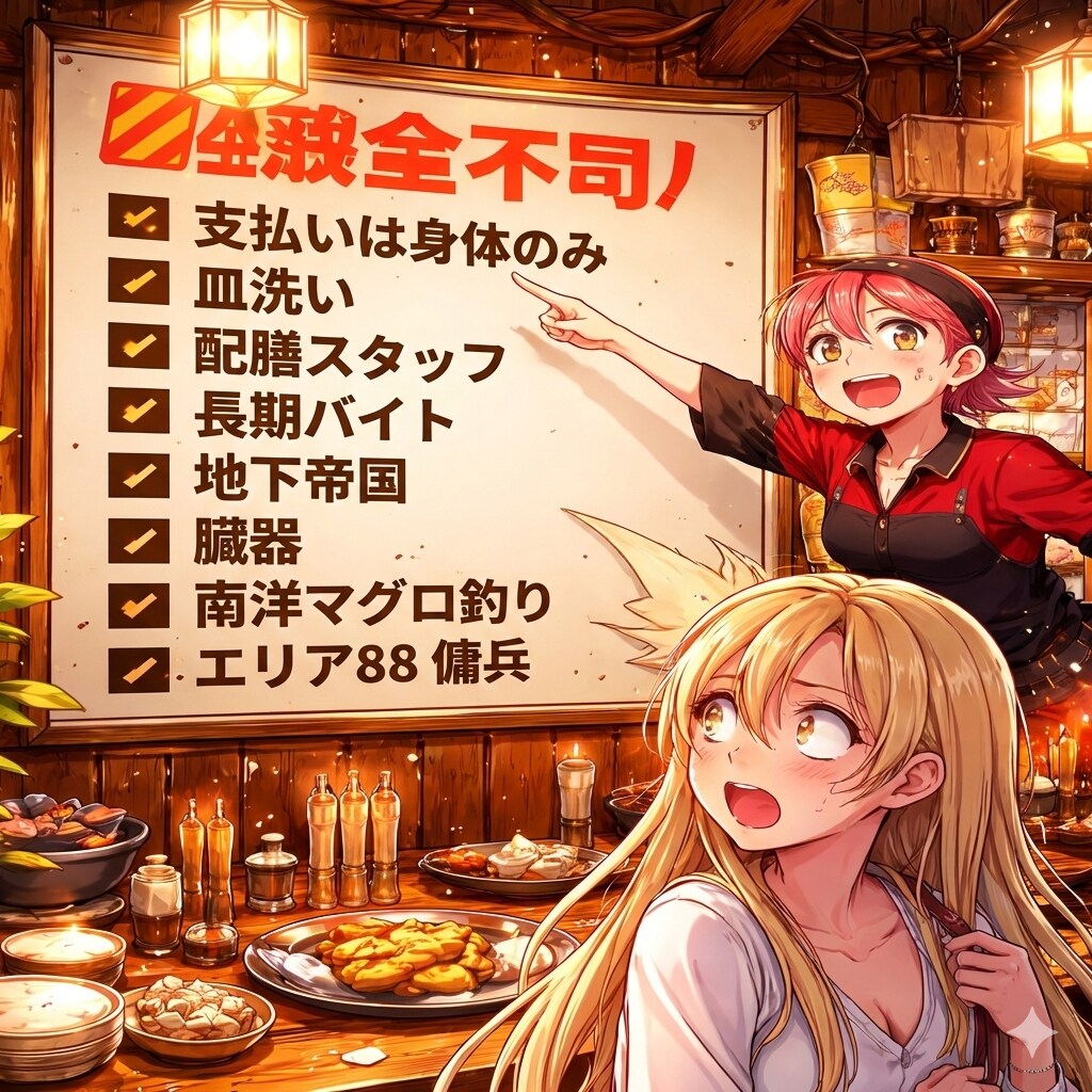 支払いは体の店