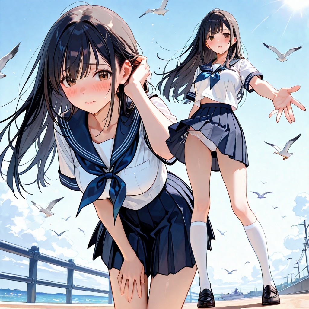 髪を耳にかける仕草は萌えポイント