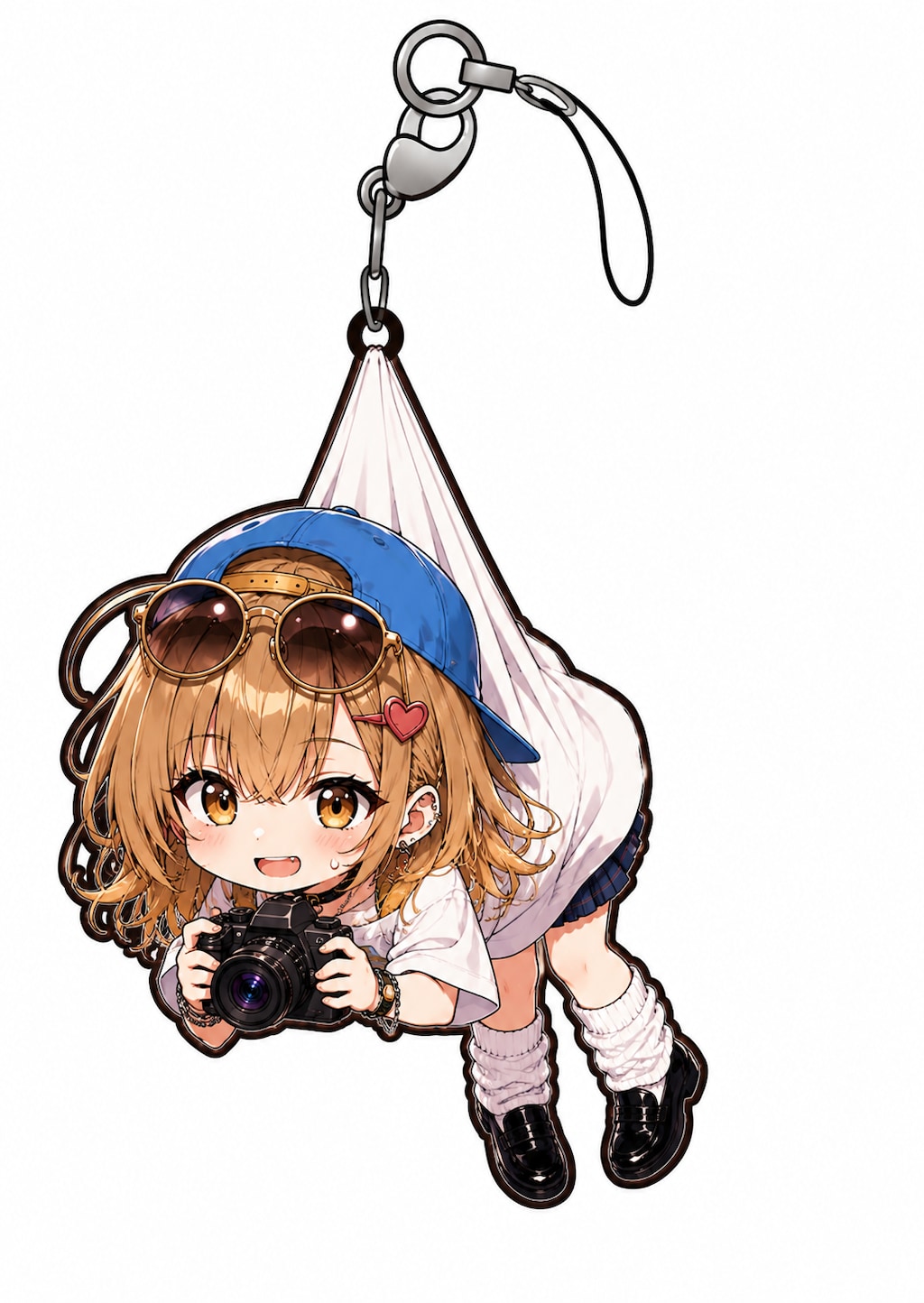 さぼ高女子　ラバーストラップ風①