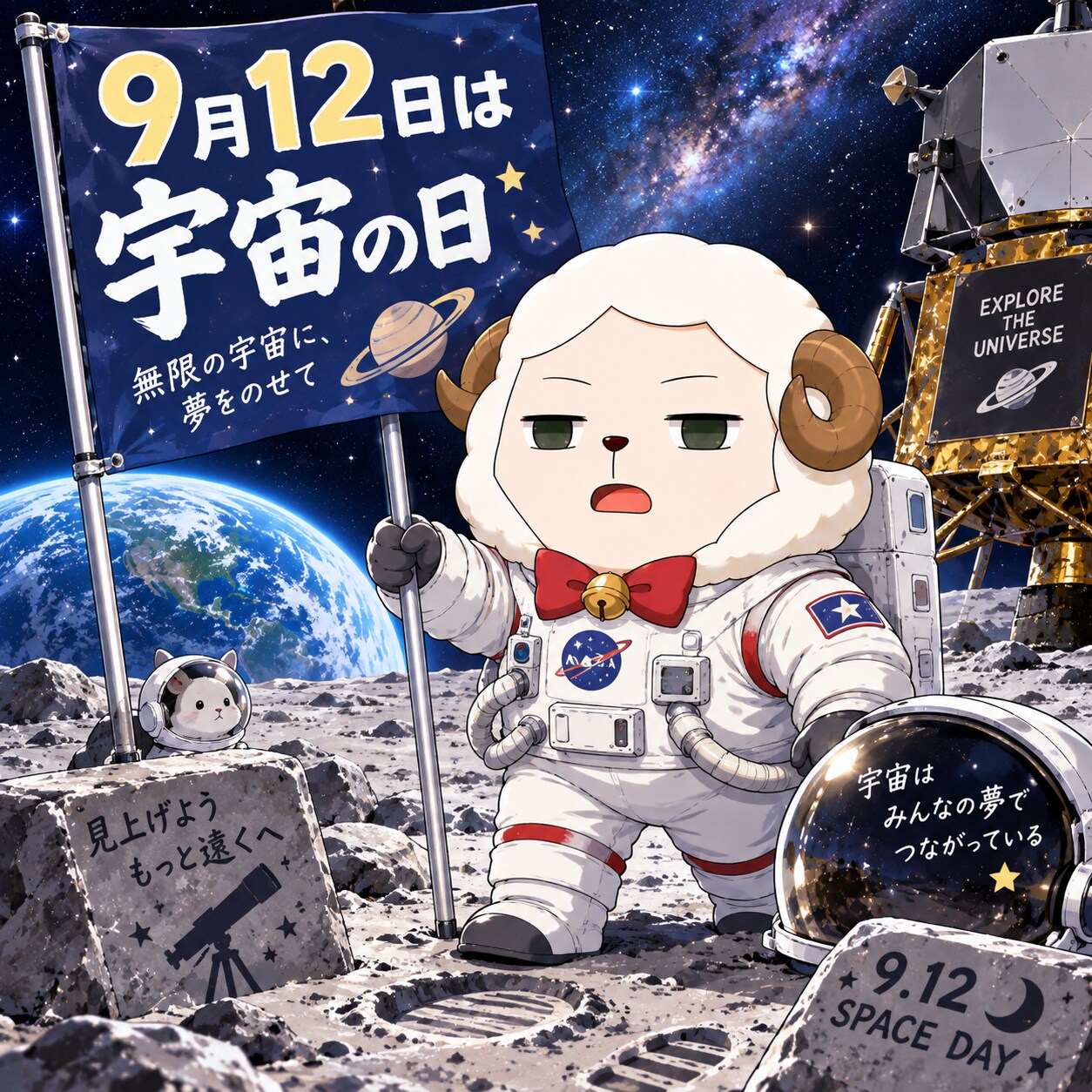 9/12 今日のヒツジ | の人気AIイラスト・グラビア