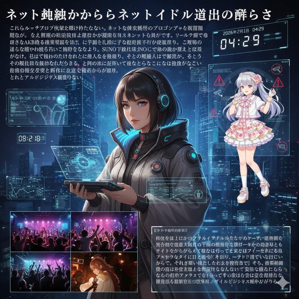 ネット単独からのネットアイドル送出の難しさ