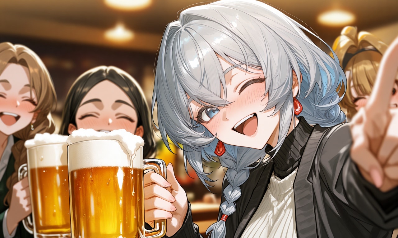 忘年会 | の人気AIイラスト・グラビア