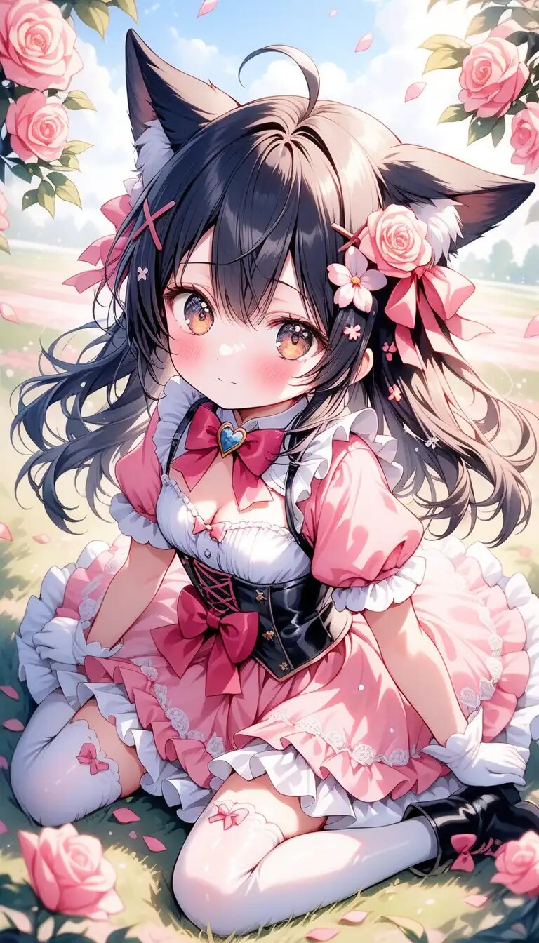 ネコミミドレス | の人気AIイラスト・グラビア