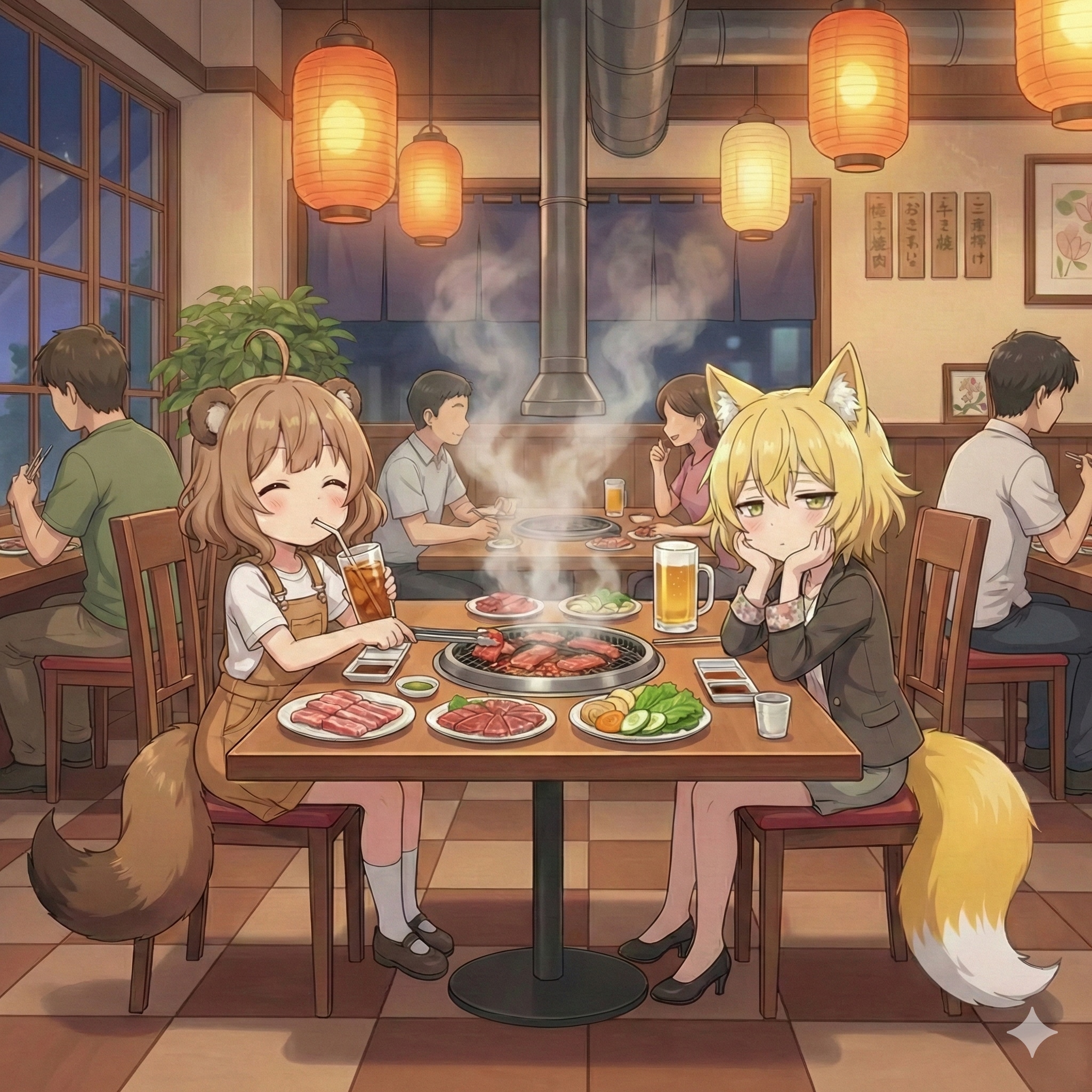 焼肉！ | の人気AIイラスト・グラビア