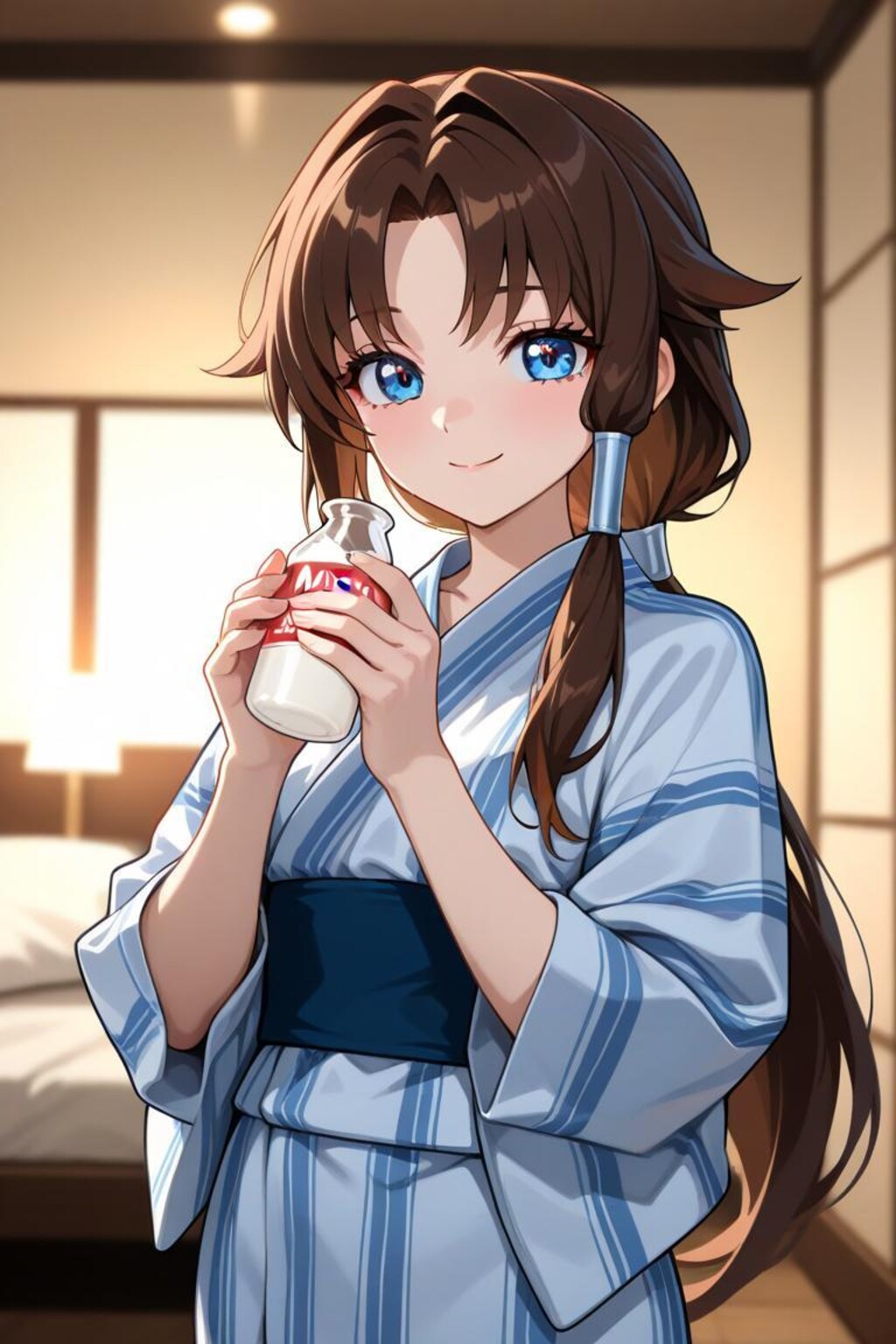 温泉卓球と浴衣