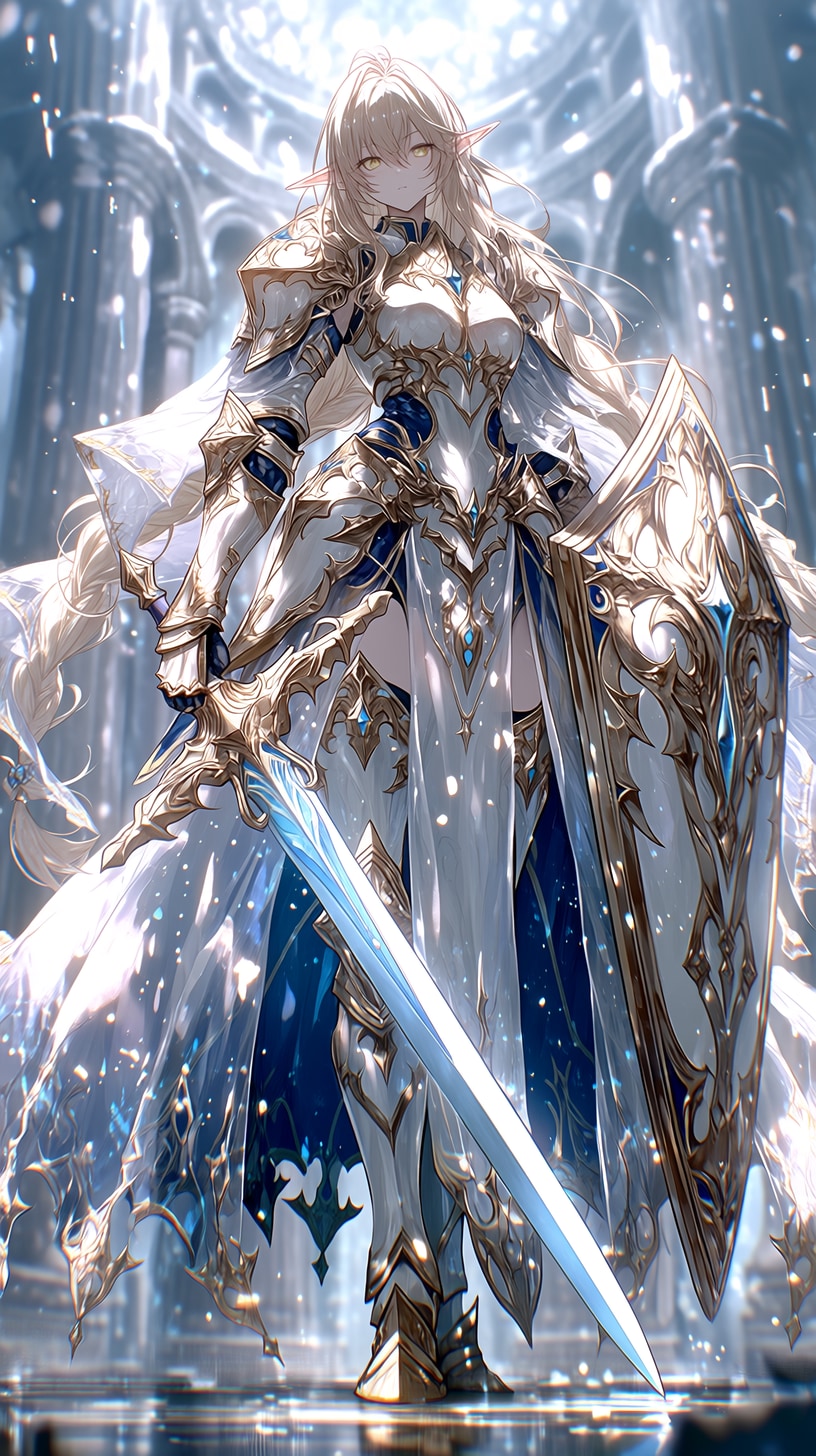 Holy Knight Empress — Radiant Judgment | の人気AIイラスト・グラビア