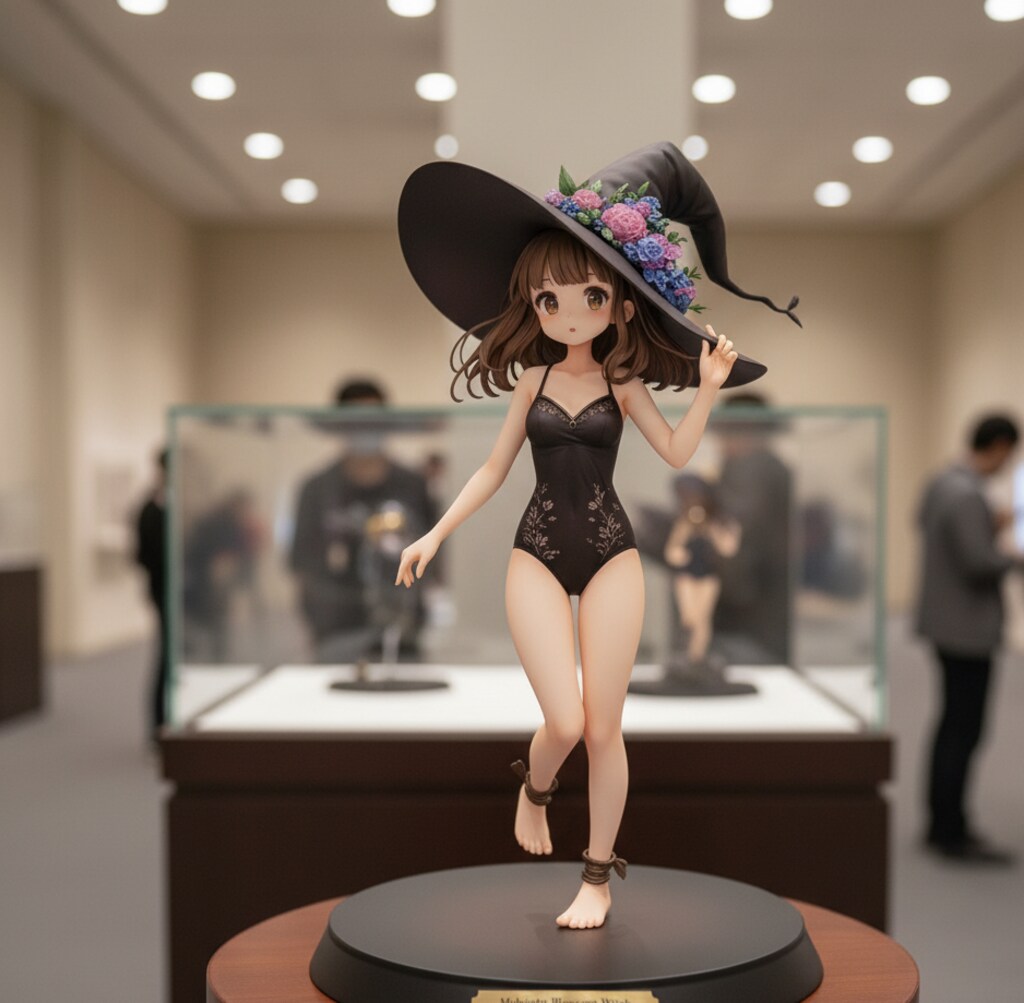 魔女フィギュア & 元イラスト