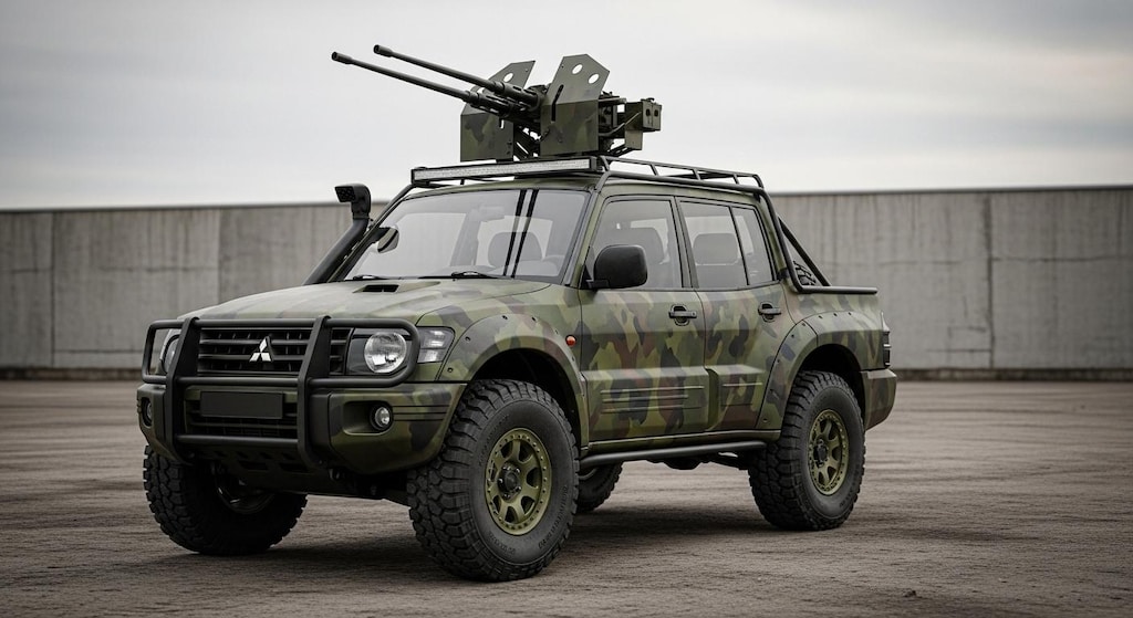 三菱パジェロ軍用車